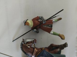 Figuras Juana de Arco plomo + 2 regalo