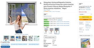 Mosquitera magnética ventana 85x95cm