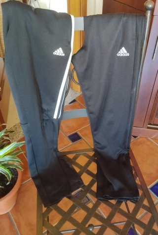 Chándal Adidas niño rojo y negro T.11-12