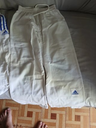 Kimono Judo Adidas Blanco Talla 120/130