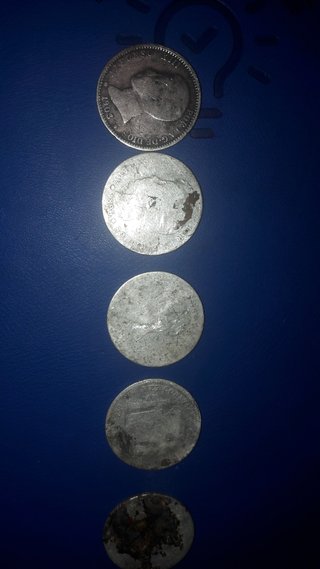 Monedas de plata antiguas