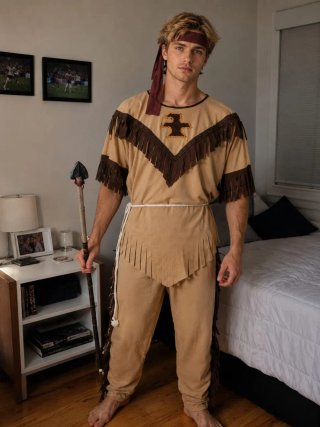 Disfraz Indio Hombre Talla Única