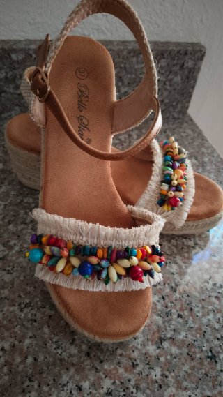 Sandalias de cuña Ibicenca 38