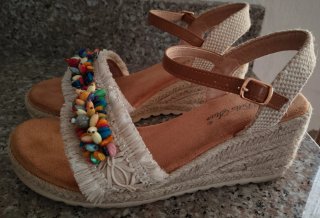 Sandalias de cuña Ibicenca 38