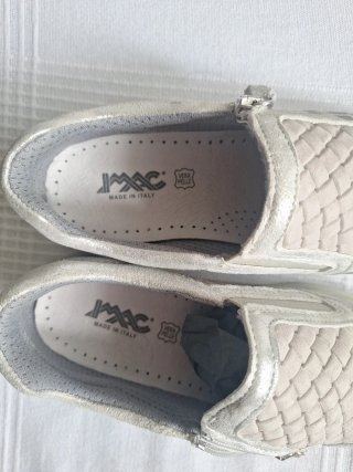 Zapatillas Imac Beige y Plata