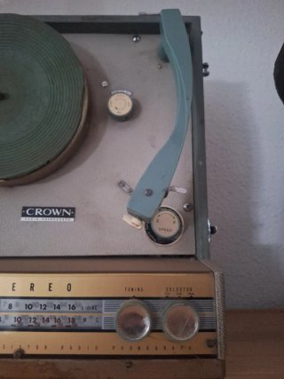Giradischi radio portatile 1960