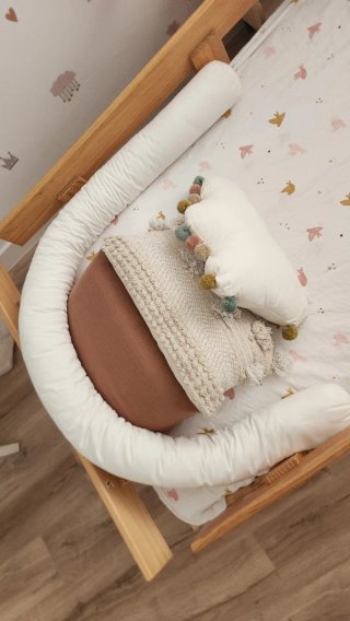 Rulo protector cama infantil