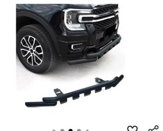 Parachoques Ford Ranger Negro Metal