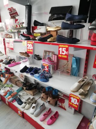 Baldas para tienda blanco y negro