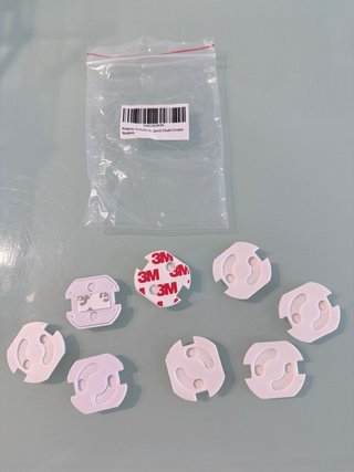 8 Protectores Enchufes Bebé 3M Nuevos