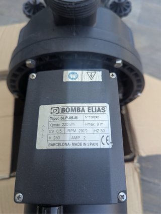 Bomba piscina 0,5 CV