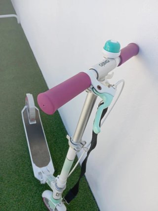 Patinete Oxelo Mid 9 Blanco/Rosa