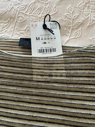 Jersey fino Zara rayas M