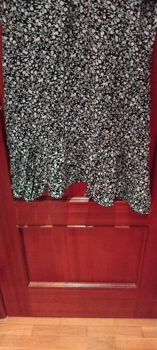 Vestido corto estampado floral talla L