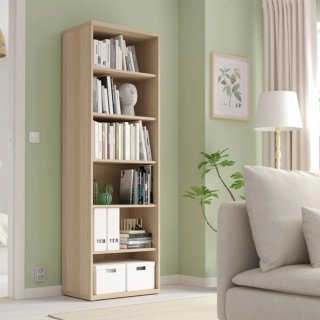 2 Estanterías BESTA de madera color beige