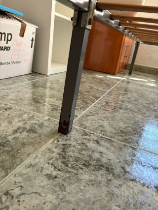 Somier de madera(2) 105 cm con patas ;dos unidades