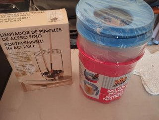 Limpiador pinceles