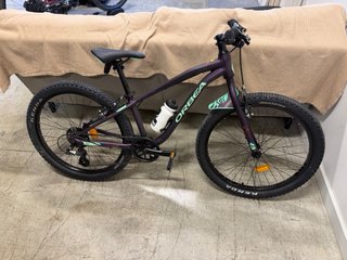 Bicicleta Orbea MX 24-Shimano Altus-Morada/verde