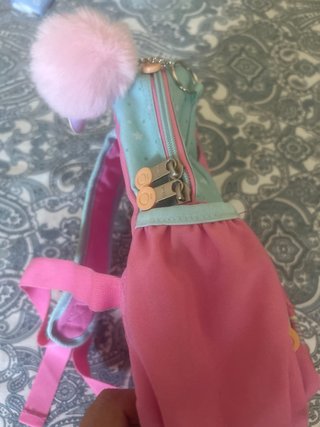 Mochila infantil unicornio y arcoíris