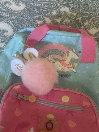 Mochila infantil unicornio y arcoíris