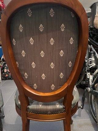 6 Sillas de Comedor Tapizadas Madera