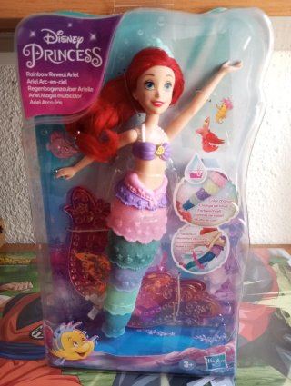 Muñeca Ariel Magia multicolor