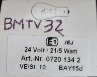 Bombillas 24 v.