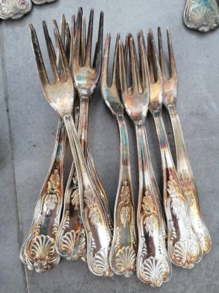 Juego Cubiertos PLATA