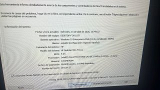PC HP Core i7 + Monitor, Teclado y Webcam