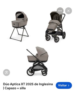 Dúo Inglesina Aptica XT 2025 Capazo + Silla