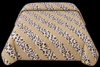 Edredón estampado animal print 100% poliéster