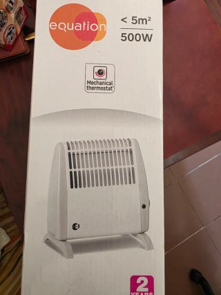 Calentador Equation 500W Termostato