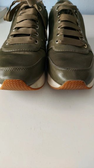 Zapatillas Stradivarius Verde Militar Mujer