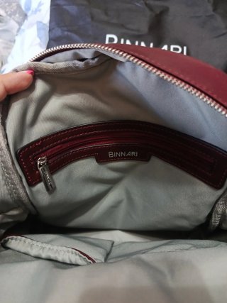 Mochila Binnari Morado y Negro