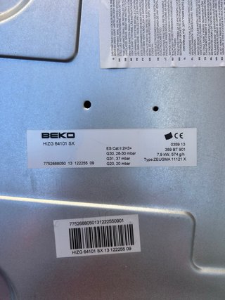 Hornilla de gas 4 fuegos Beko