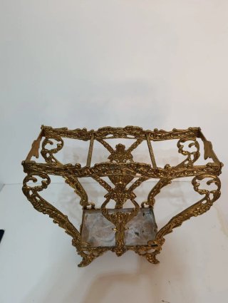 Antiguo paragüero barroco dorado