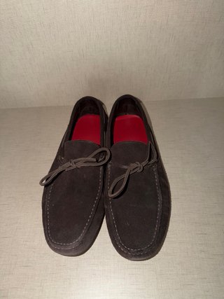 Mocasines Marrones de Ante Carolina Herrera