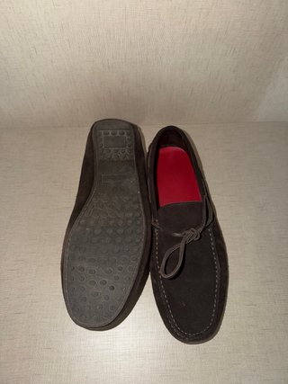 Mocasines Marrones de Ante Carolina Herrera