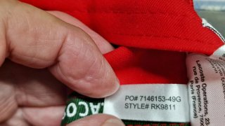 Gorra Lacoste Roja