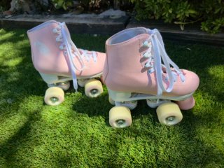 Patines artísticos niña Oxelo rosa
