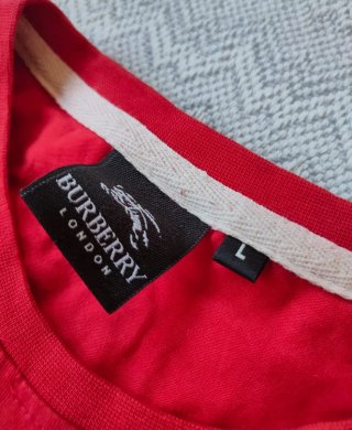 Camiseta Burberry London Vintage Roja