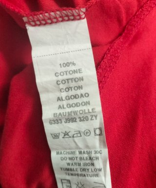 Camiseta Burberry London Vintage Roja
