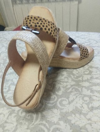 Sandalias de cuña verano