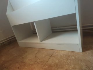 Estantería infantil blanca
