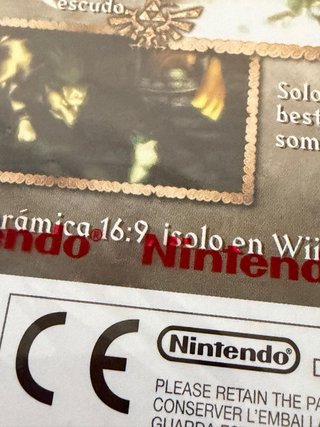 Zelda Twilight Princess Wii Precintado
