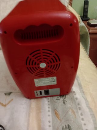 Nevera Portátil Coche Roja