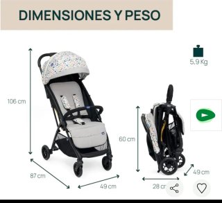 Carrito Chicco Glee compacto
