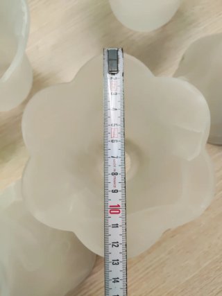 5 tulipas cristal flor lámpara