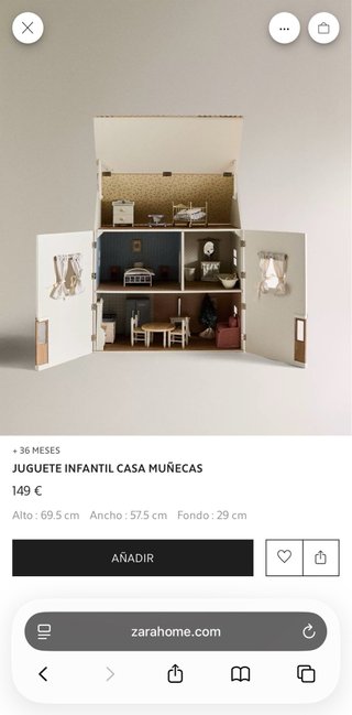 Casita de muñecas Zara Home