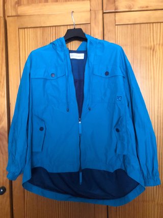 Chubasquero Purificación García Azul Talla M overs